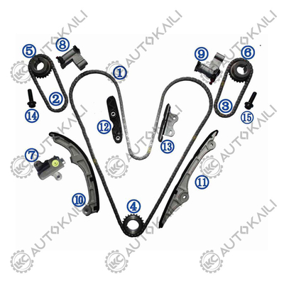 3.5L W, C 3496cc VVT V6 N7WGE 2007-10 Edge07-10、Flex (ノンターボ) 09-10、Flex (ターボ) 09、Fusion 07-09、Taurus 09、Taurus X 08-09 用タイミングチェーンキット