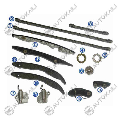 Timing Chain Kit For FORD 2.7L V6 164P 16-18 CONTINENTAL 2.7L V6 164P 16-18 F-150 2.7L V6 164P 16-18 FUSION 2.7L V6 164P 16-18 EDGE 2.7L V6 164P 16-18 NAUTILUS 2.7L V6 164P 16-18