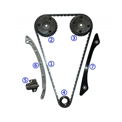 MAZDA 2.0L IVCT TURBO 2012-2015用のプラスチック製 PA66 / PA46 タイムリングチェーンキット
