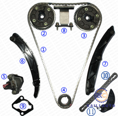 GM/CHEVROLET/BUICK/Cadillacマリブの火花のボルトLacross VERANO 12636521 9*178 12636527のためのタイミングのチェーン キット