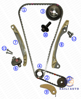 1.5L 1.5T HR15DEエンジンのタイミングの鎖日産・サニーTIIDA LIVINA JUKE 13028-3AA0A 152L 13070-ED50B