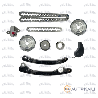 NISSAN HR15DE/HR16DE/HR18DE 1.5L/1.6L/1.8L MARCH/MICRA/NOTE/QASHQAI/TIIDA 05- 13028-ED000 152L用のタイムチェーンのキット