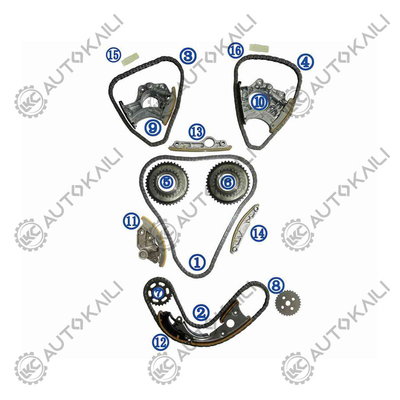 AUDI/VW CALA/CLXA/CPAAのためのタイミングチェーンキット AUDI A6L 4X8/C7 CLXA 140KW 2.5L 10-15 A8L 4H8 CPAA 150KW 06E109465BC 108L