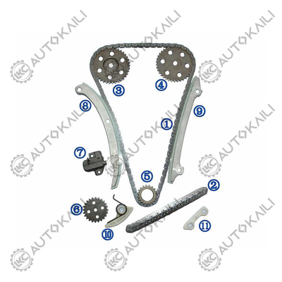 プラスチック製 PA66 / PA46 タイムリングチェーンキット FORD FOCUS 2.0L 121CID DURATEC DOHC 16V L4 2005-2011