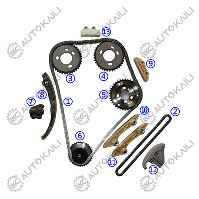 プラスチック PA66 / PA46 タイミングチェーンキット FORD TRANSIT バス TDE ディーゼル 2.4T 01-06用