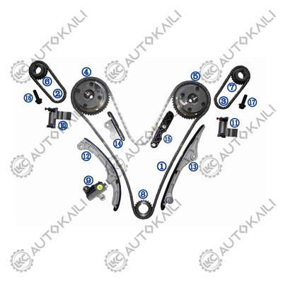 3.5L W, C 3496cc VVT V6 N7WGE 2007-10 Edge07-10、Flex (ノンターボ) 09-10、Flex (ターボ) 09、Fusion 07-09、Taurus 09、Taurus X 08-09 用タイミングチェーンキット