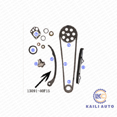 日産240SXのタイミングのチェーン ブルーバードNAVARAの遊牧民PINTARAの草原シルビアKA24E SOHC 12V 2.4L 89-93 13028-40F01 102L