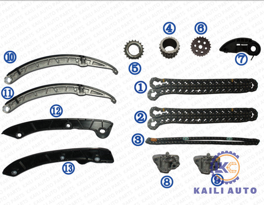 ランド ローバー/JAGUAR LR4 HSE Range Roverのスポーツのdiscovey F-FACE XF XE F-TYPE 3.0T V6のガスLR032048 5*140のためのタイミングのチェーン キット