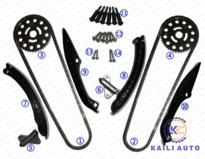 NAVARAのためのタイミングのチェーン キットはV9X V6 228HP 3.0L 2010.5の上で-ディーゼル43960R 06CT.K-1-114L 43960R 43960R 8200854971選ぶ