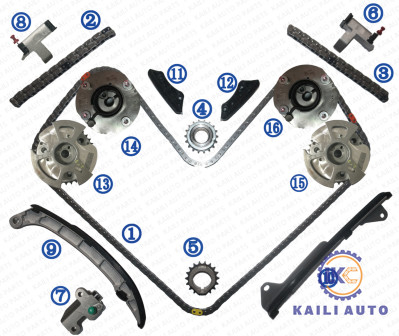トヨタ・タンドラFJの巡洋艦タイミングのチェーンVVTのキット4RUNNER 4.0L 13506-31040 178L 13507-31020 46L